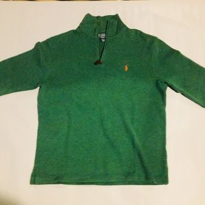 POLO RALPH LAUREN
Tussah Silk Half-Zip Sweater